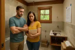 small bathroom renos