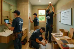 small bathroom renos