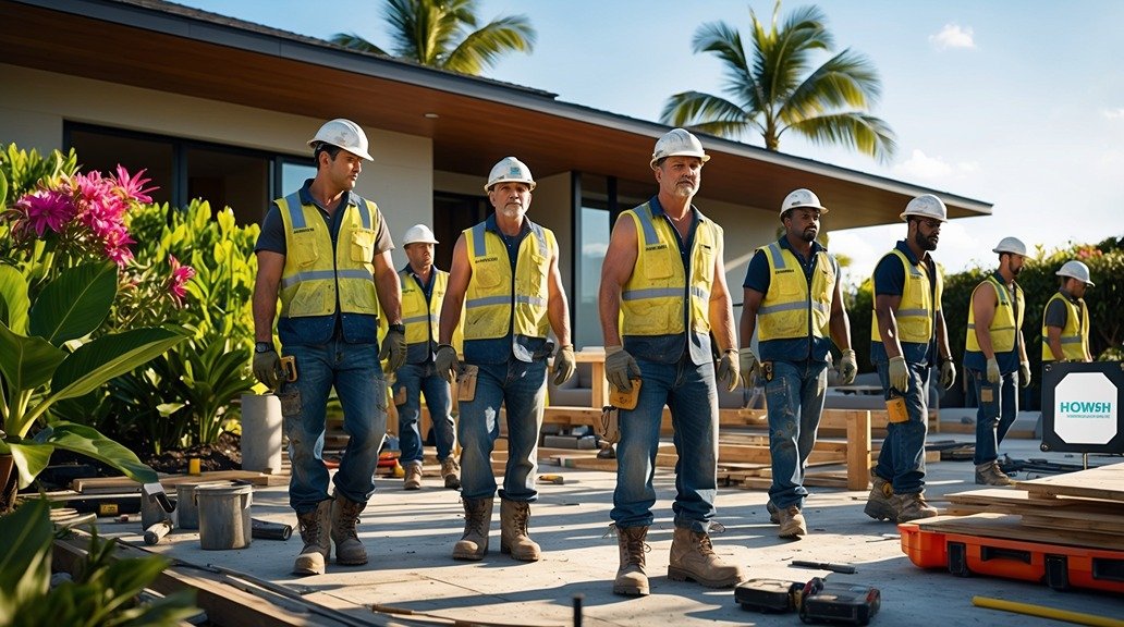 Hawaii Construction Worker A highresolution professional photograph d 0