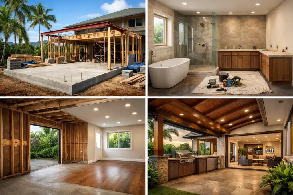 custom home additions Honolulu
